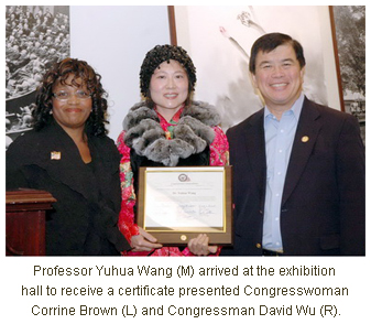 Congress Honored Dr. YuHua Wang – Peace LiLy